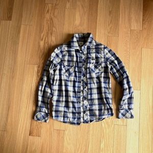 Lee Quilted Blue Shirt